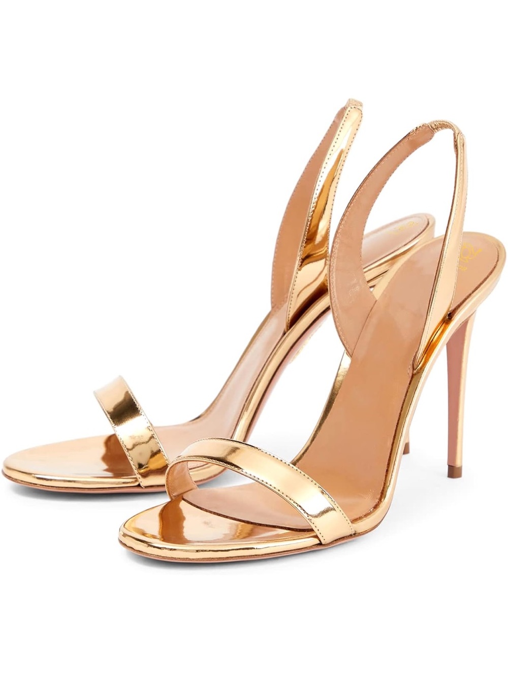 Slingback Stiletto Heels Dress Sandals Backless Strappy Open Round